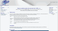 Desktop Screenshot of moodle.1kspa.cz